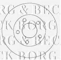 BORG & BECK bbd4430 -  Тормозной диск